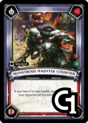 Monstrous Haunter Courtier - Foil